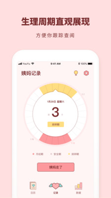 生理期记录app